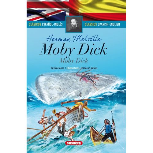 MOBY DICK - CLASICOS ESPAÑOL INGLES