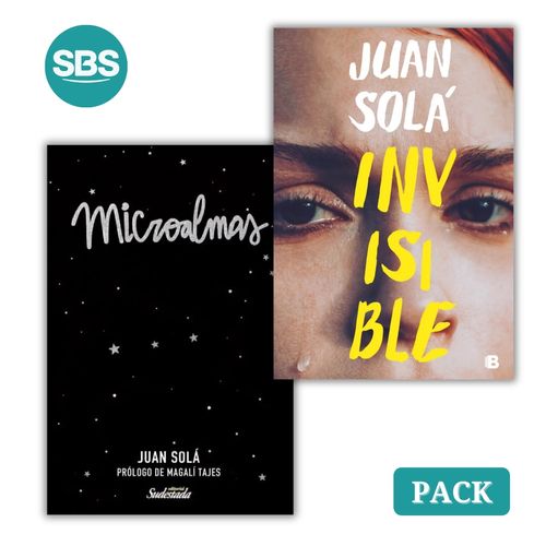 PACK JUAN SOLA - MICROALMAS + INVISIBLE - 2 LIBROS