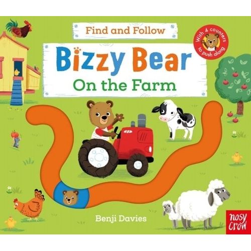 BIZZY BEAR FIND AND FOLLOW ON THE FARM - BENJI DAVIES
