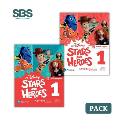 MY DISNEY STARS AND HEROES 1 (BRI)- SB + E-BK- WB- 2 LIBROS