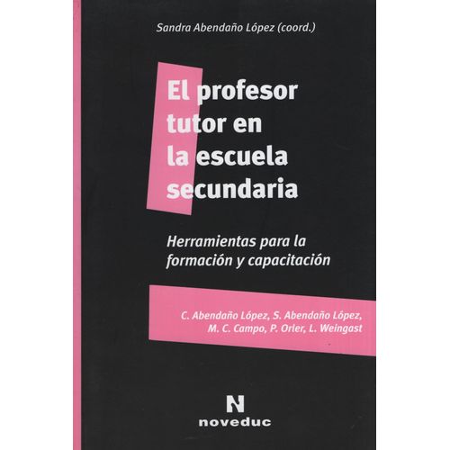 EL PROFESOR TUTOR EN LA ESCUELA SECUNDARIA - NOVEDUC
