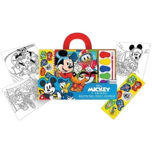 MALETIN PARA CREAR Y COLOREAR - MICKEY Y AMIGOS