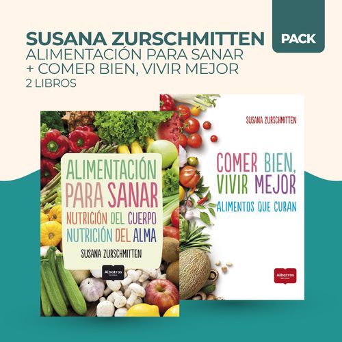 ALIMENTACION PARA SANA + COMER BIEN. VIVIR MEJOR - 2 LIBROS