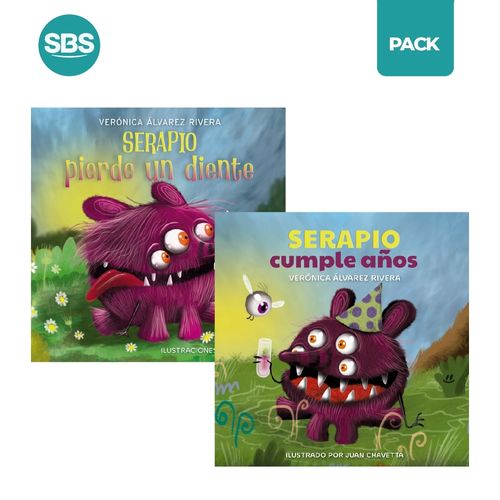 SERAPIO CUMPLE AÑOS + PIERDE UN DIENTE - 2 LIBROS