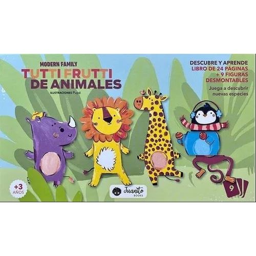 TUTTI FRUTTI DE ANIMALES - DESCUBRE Y APRENDE