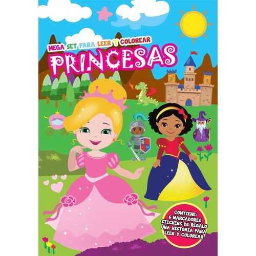 PRINCESAS - MEGA SET PARA LEER Y COLOREAR