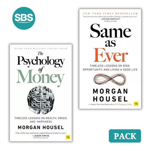 PACK HOUSEL - PSYCHOLOGY OF MONEY + SAME AS EVER - 2 LIBROS