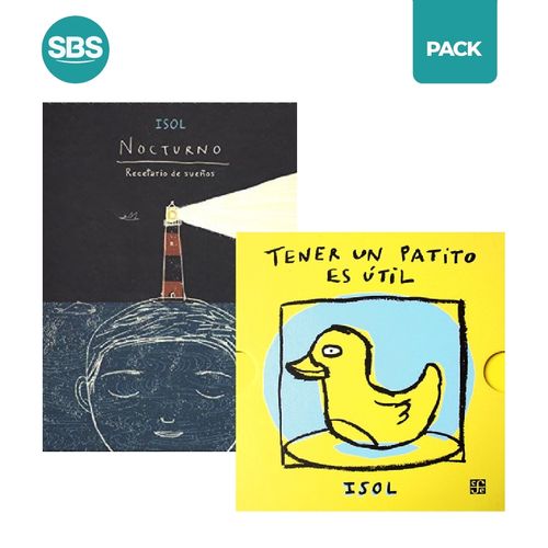 NOCTURNO + TENER UN PATITO ES UTIL - ISOL - 2 LIBROS