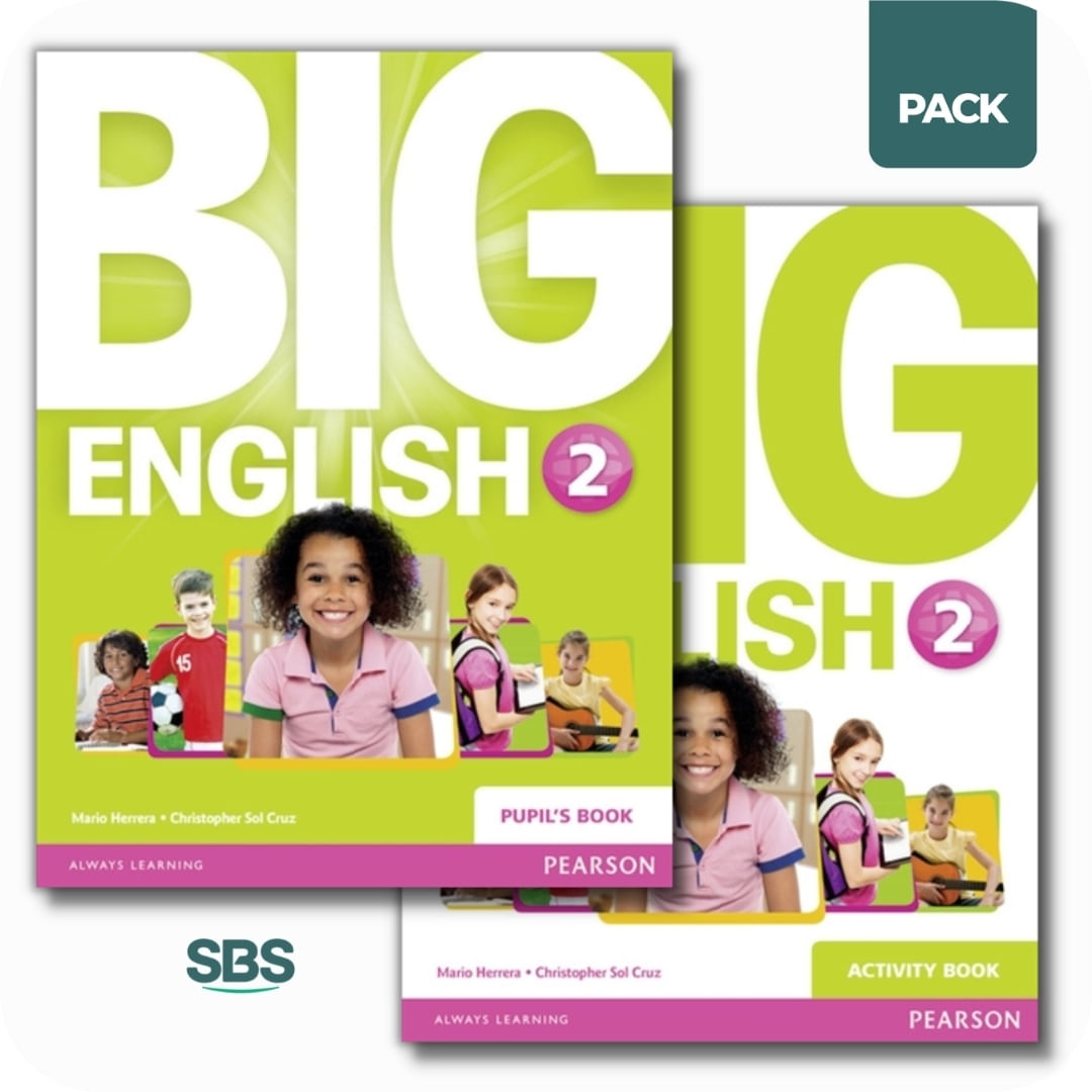 BIG ENGLISH 2 - STUDENT'S BOOK + WORKBOOK PACK - (BR) 2 LIBR