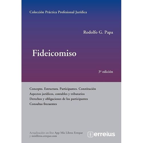 FIDEICOMISO 3RA EDICION - RODOLFO PAPA