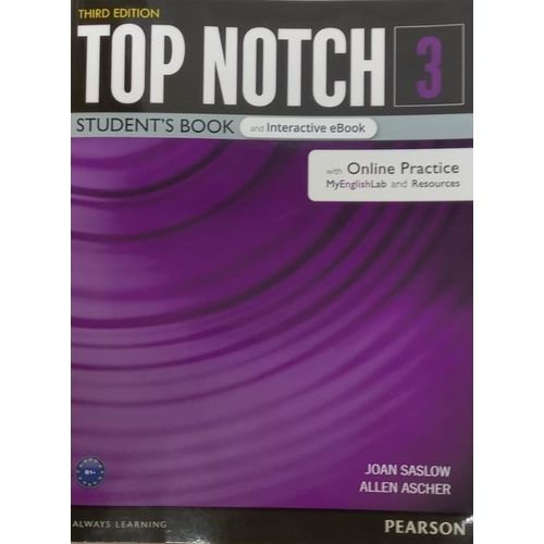 TOP NOTCH 3 (3RD.ED.) - STUDENT'S BOOK + EBOOK + ONLINE PRAC TOP NOTCH 3 (3RD.ED.) - STUDENT'S BOOK + EBOOK + ONLINE PRAC