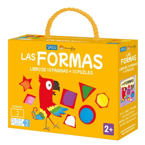 LAS FORMAS - LIBRO DE 10 PAGINAS + 10 PUZLES