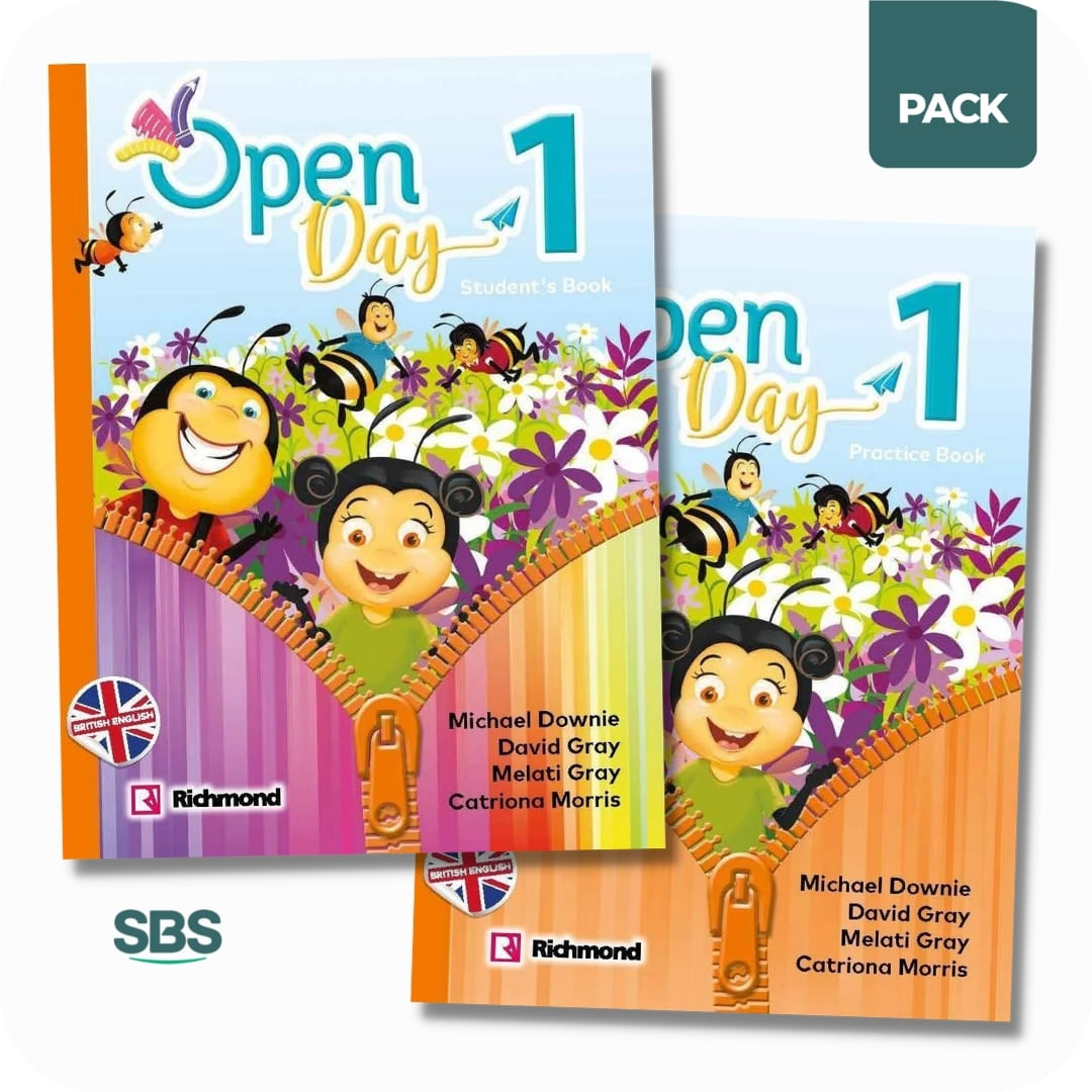 OPEN DAY 1 - STUDENT'S BOOK + WORKBOOK PACK - 2 LIBROS