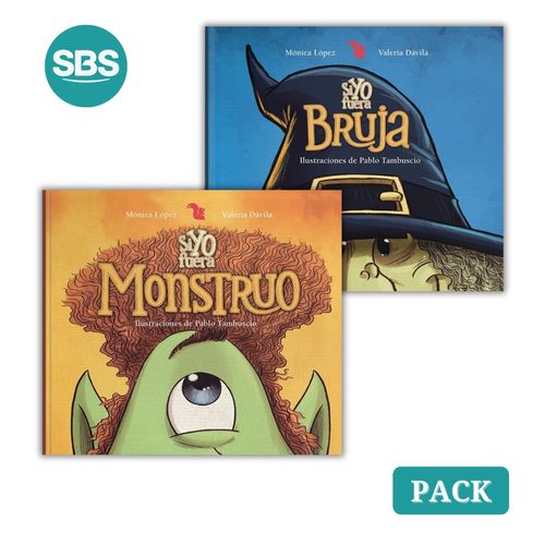 PACK SI YO FUERA MONSTRUO + SI YO FUERA BRUJA - 2 LIBROS