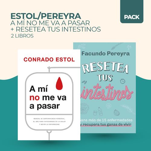 A MI NO ME VA A PASAR + RESETEA TUS INTESTINOS - 2 LIBROS