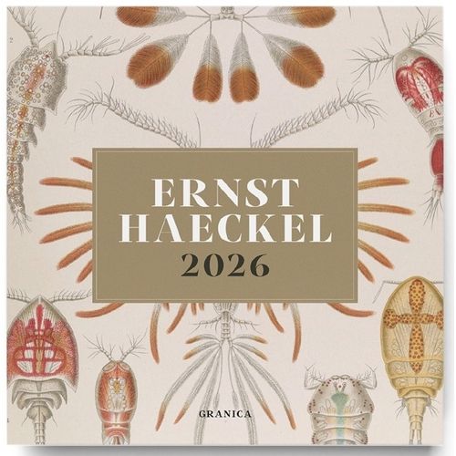 CALENDARIO DE PARED 2026 ERNST HAECKEL