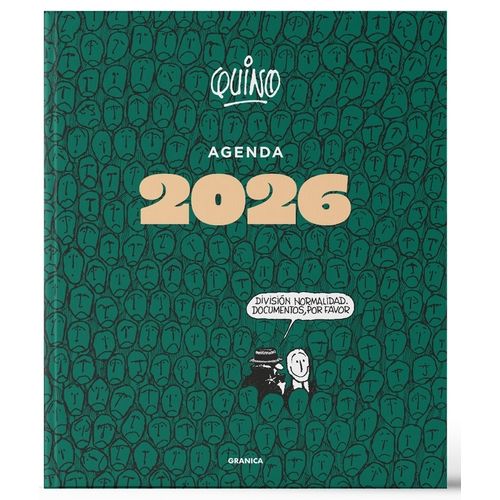 AGENDA 2026 QUINO ENCUADERNADA VERDE