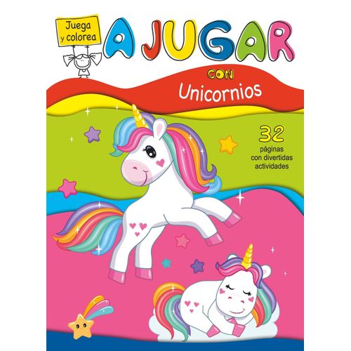 UNICORNIOS - JUEGA Y COLOREA UNICORNIOS - JUEGA Y COLOREA