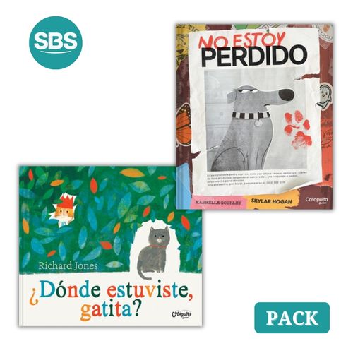 PACK NO ESTOY PERDIDO + ¿DONDE ESTUVISTE, GATITA? - 2 LIBROS