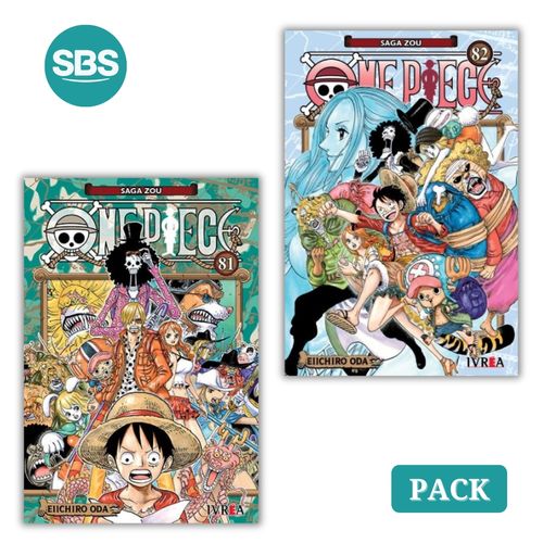 PACK ONE PIECE ZOU - VOL 81 Y 82 - 2 LIBROS