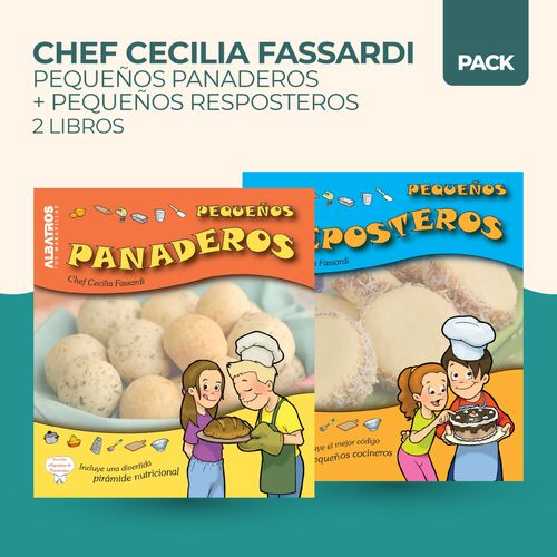 PEQUEÑOS PANADEROS + PEQUEÑOS REPOSTERES - 2 LIBROS - FASSAR