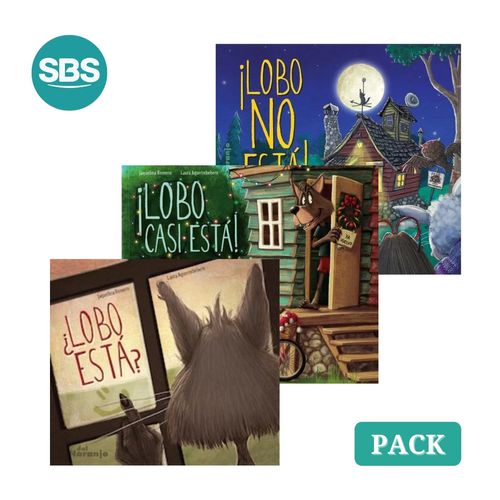 PACK LOBO LUNA DE AZAFRAN - LOBO ESTA? + LOBO CASI ESTA + LO
