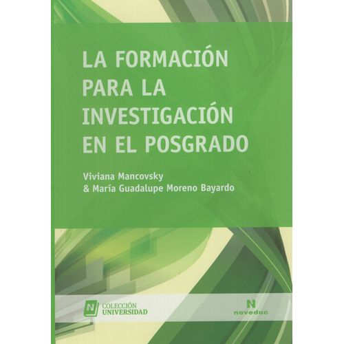 LA FORMACION PARA LA INVESTIGACION EN EL POSGRADO - MANCOVSK