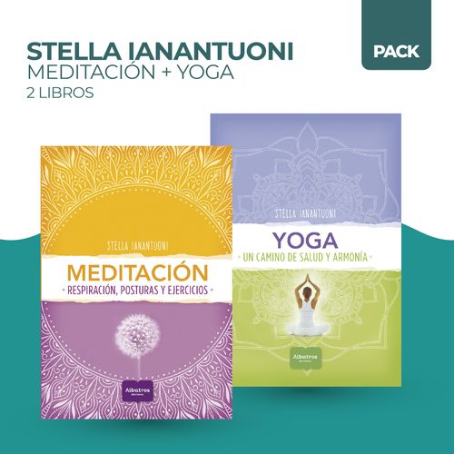 MEDITACION + YOGA - 2 LIBROS - IANANTUONI
