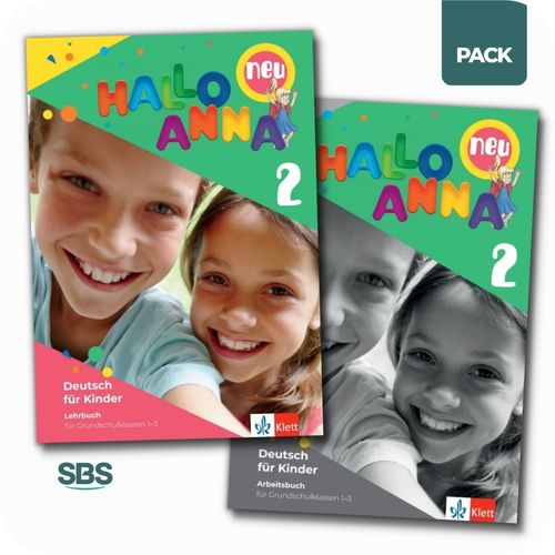 HALLO ANNA 2 NEU - LEHRBUCH + ARBEITSBUCH - PACK 2 LIBROS