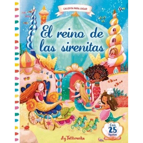 EL REINO DE LAS SIRENITAS - CALESITA PARA JUGAR CON 25 FIGUR EL REINO DE LAS SIRENITAS - CALESITA PARA JUGAR CON 25 FIGUR
