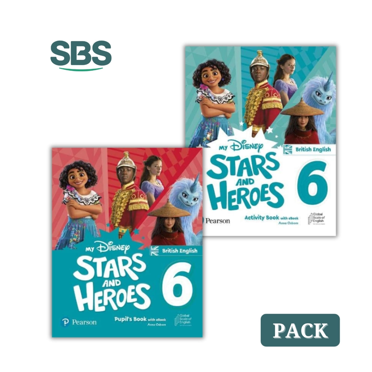 MY DISNEY STARS AND HEROES 6 (BRI)- SB + E-BK- WB- 2 LIBROS