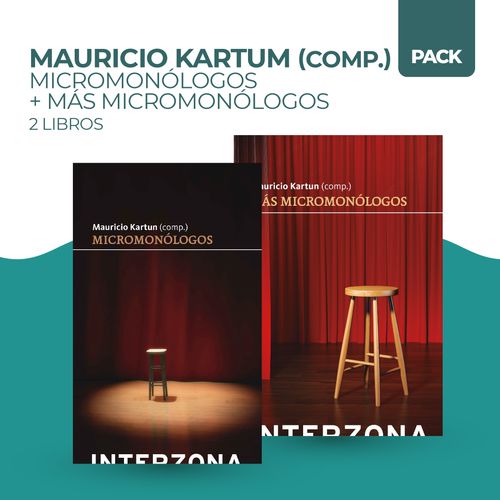 MICROMONOLOGOS + MAS MICROMONOLOGOS - 2 LIBROS - KARTUN