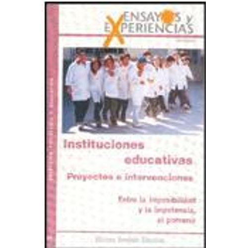INSTITUCIONES EDUCATIVAS (TOMO 27)