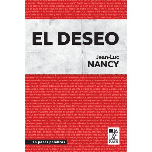 EL DESEO - JEAN-LUC NANCY