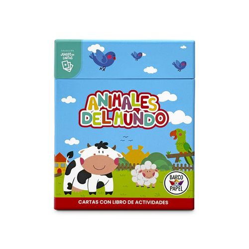 ANIMALES DEL MUNDO - LIBRO + CARTAS - EDUCARDS