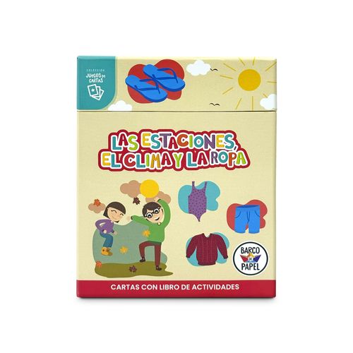 LAS ESTACIONES, EL CLIMA Y LA ROPA - LIBRO+ CARTAS- EDUCARDS