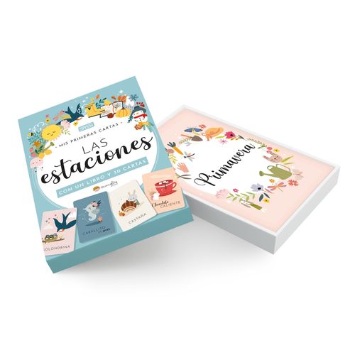 LAS ESTACIONES - MIS PRIMERAS CARTAS - LIBRO + 30 CARTAS