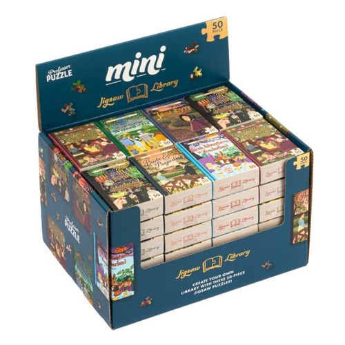 MINI JIGSAW LIBRARY - PROFESSOR PUZZLE - BIBLIOTECA CLASICA