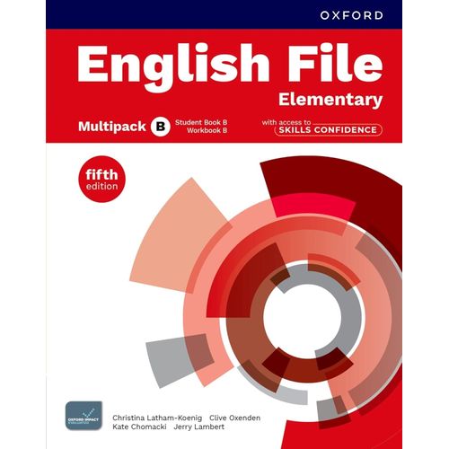 ENGLISH FILE ELEMENTARY 5/ED.- MULTIPACK B + SKILLS CONFIDEN