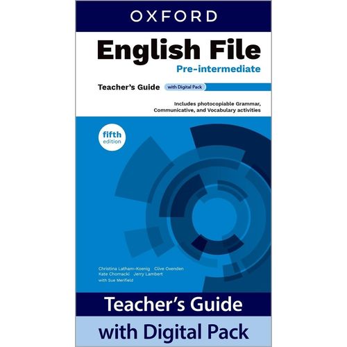 ENGLISH FILE PRE-INTERMEDIATE 5TH EDITION - TEACHER'S BOOK +