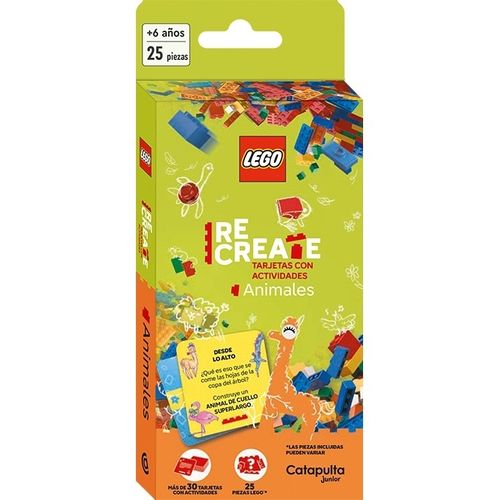 LEGO RECREATE TARJETAS CON ACTIVIDADES - ANIMALES