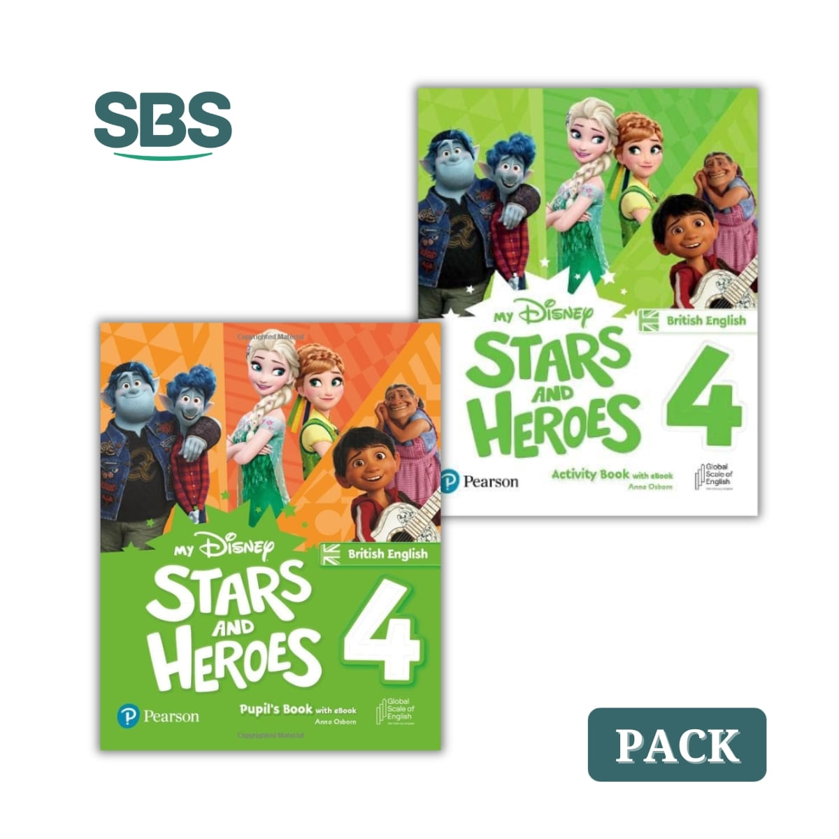 MY DISNEY STARS AND HEROES 4 (BRI)- SB + E-BK- WB- 2 LIBROS