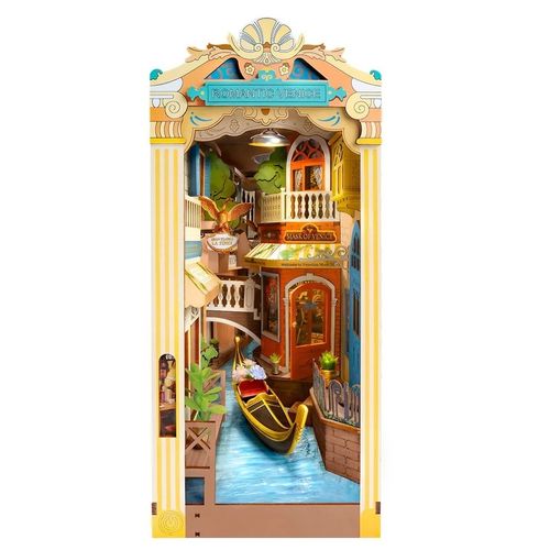 ROMANTIC VENICE - BOOK NOOK SHELF INSERT