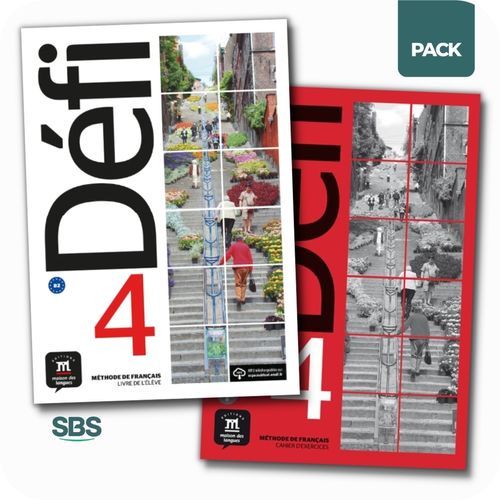 DEFI 4 B2 - LIVRE + CAHIER D'ACTIVITES - PACK 2 LIBROS