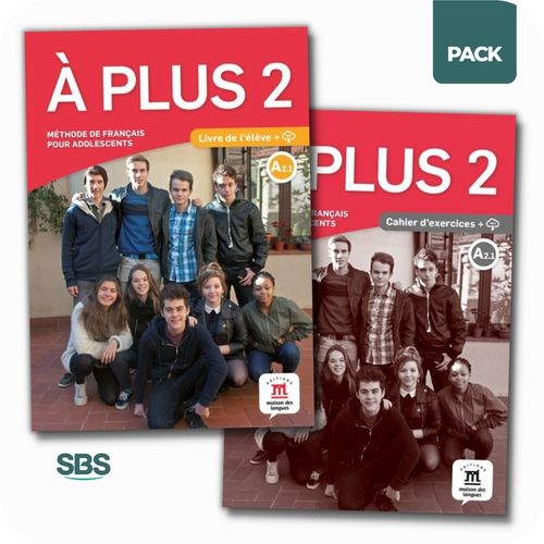 A PLUS 2 A2.1  - LIVRE + CAHIER - PACK 2 LIBROS