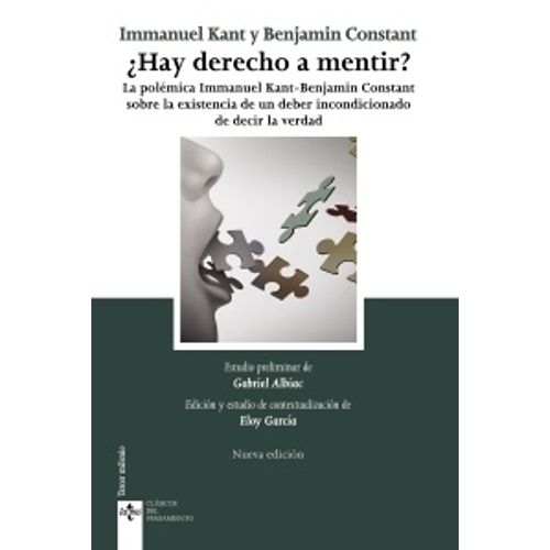 HAY DERECHO A MENTIR? - KANT Y CONSTANT