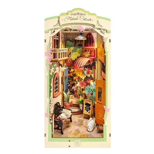 FLORAL CORNER - BOOK NOOK SHELF INSERT
