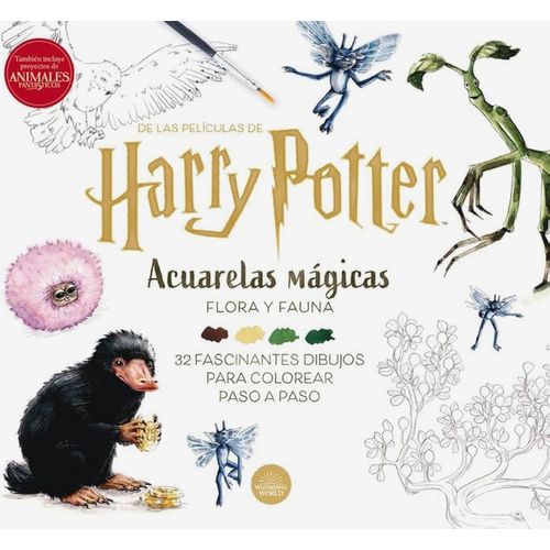HARRY POTTER - ACUARELAS MAGICAS - FLORA Y FAUNA