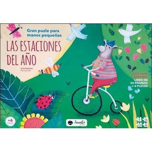 LAS ESTACIONES DEL AÑO - GRAN PUZLE PARA MANOS PEQUEÑAS