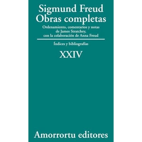 OBRAS COMPLETAS DE FREUD T.24 - INDICE Y BIOGRAFIAS